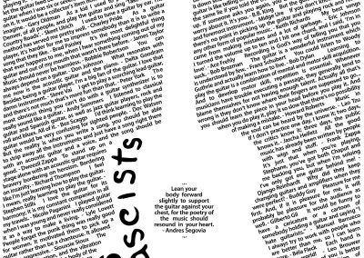 Quotes about practicing or guitar making the silhouette of a guitar with the text This Machine Kills Fascists